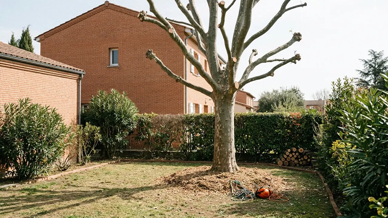 Chantier à Blagnac après intervention